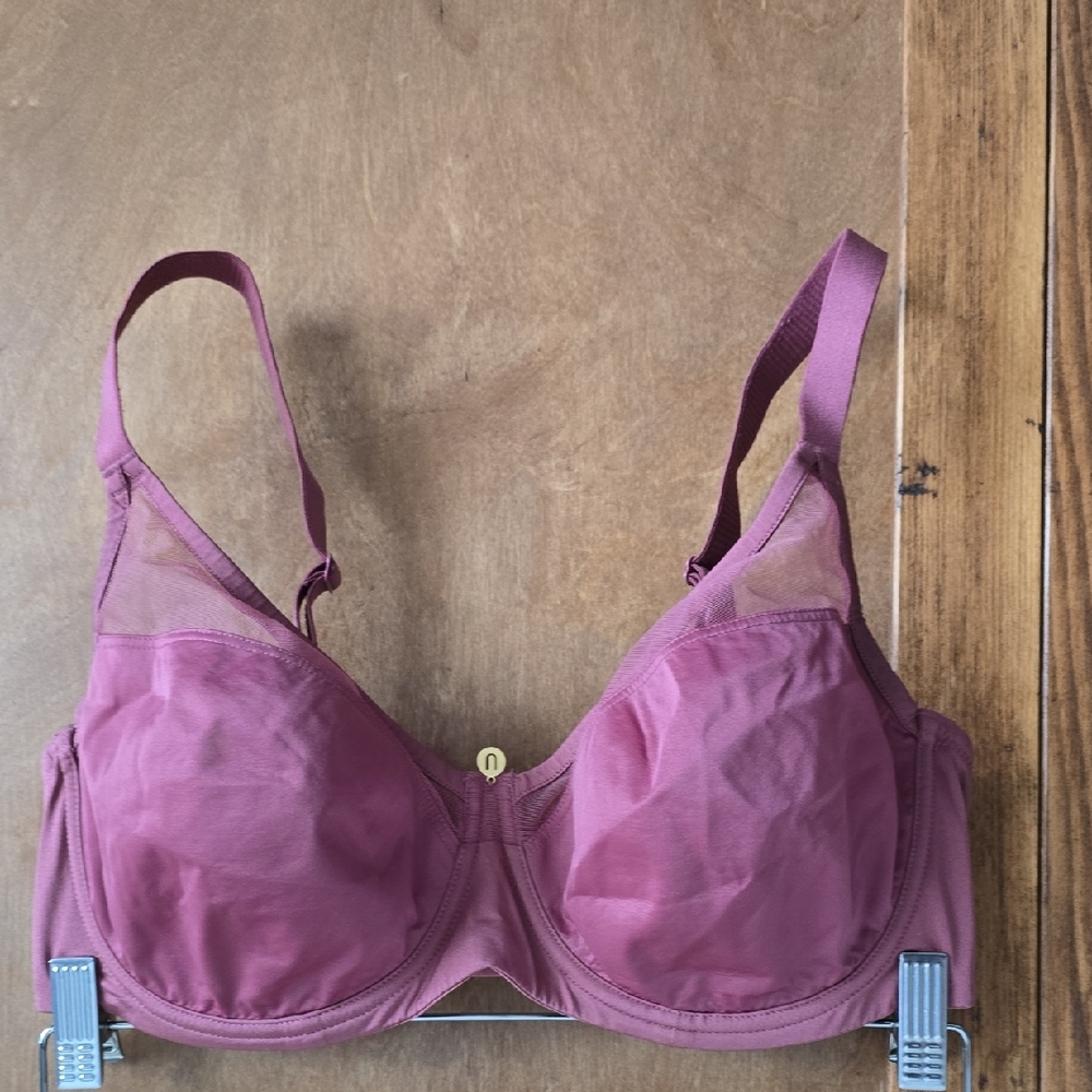 Supportive Underwire Bra in Mauve Pink